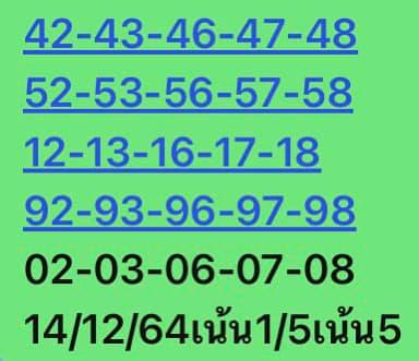 หวยหุ้นวันนี้ 14/12/64 ชุดที่ 4